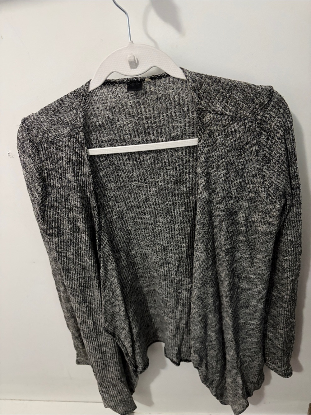 Volcom Heather Gray Open-Front Women's Cardigan